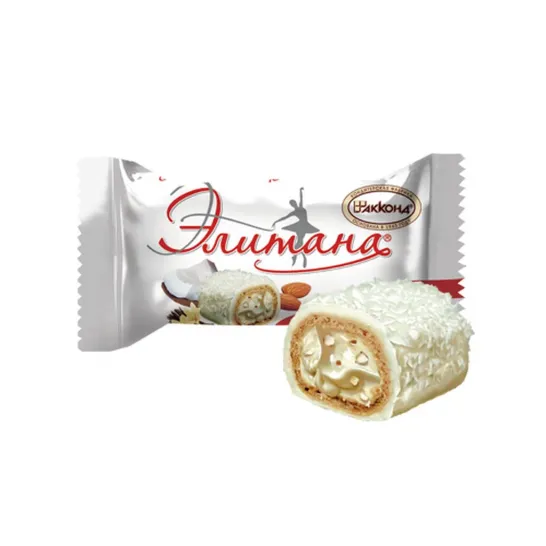 Конфета Элитана мини с миндалём и кокосом 